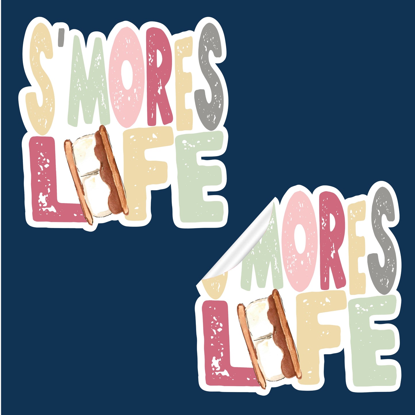 S'mores Life Awaits Sticker