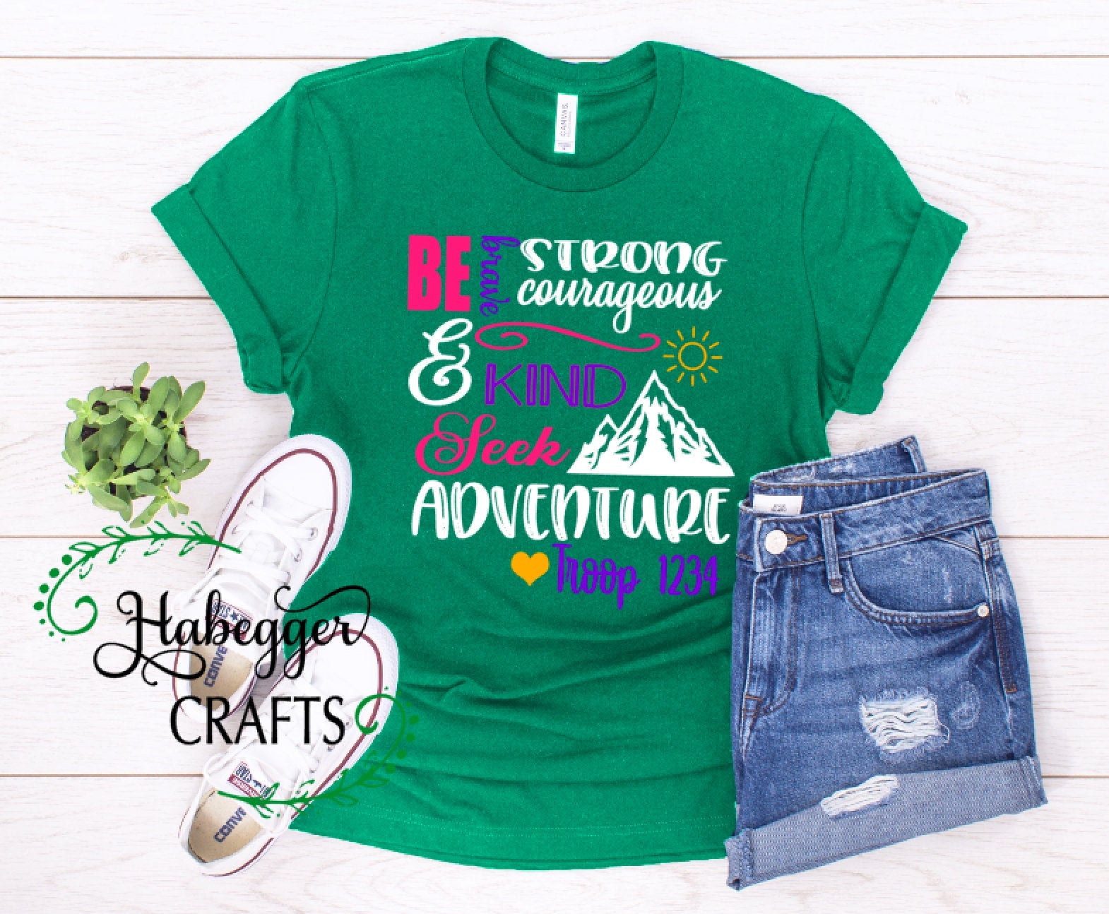 Be Brave Be Strong Troop Shirt (Version 3)