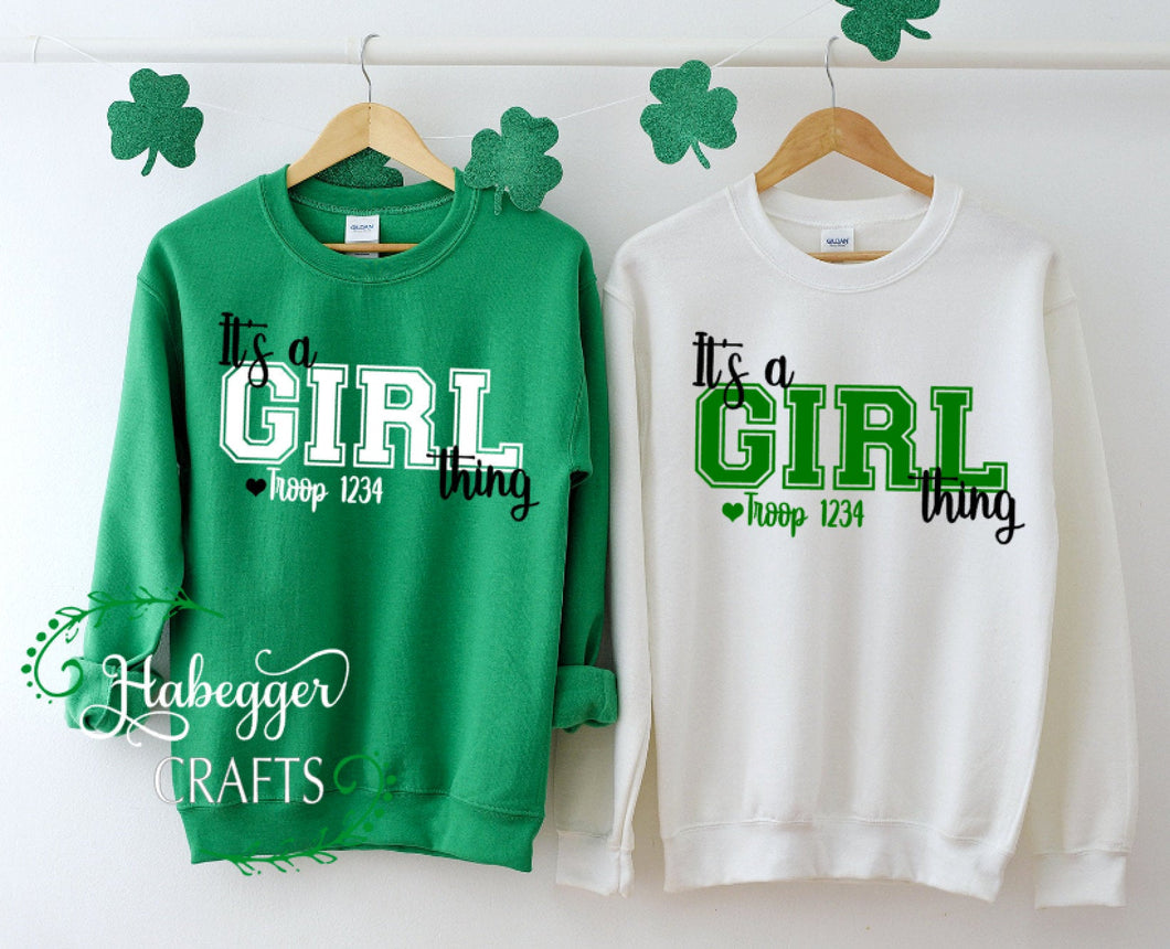 It's a GIRL Thing Sweatshirt - YOUTH
