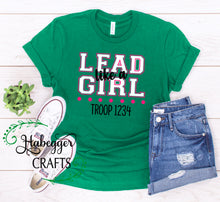 Load image into Gallery viewer, LEAD like a GIRL Troop Shirt
