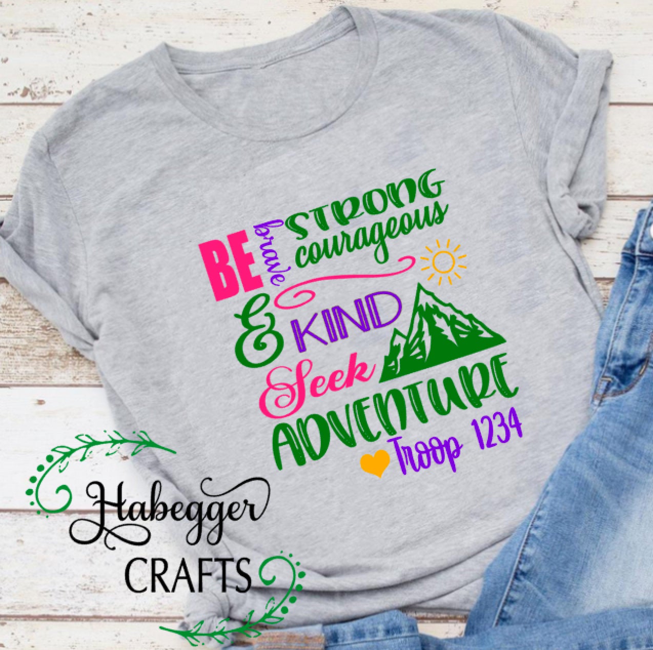 Be Brave Be Strong Troop Shirt (Version 3)