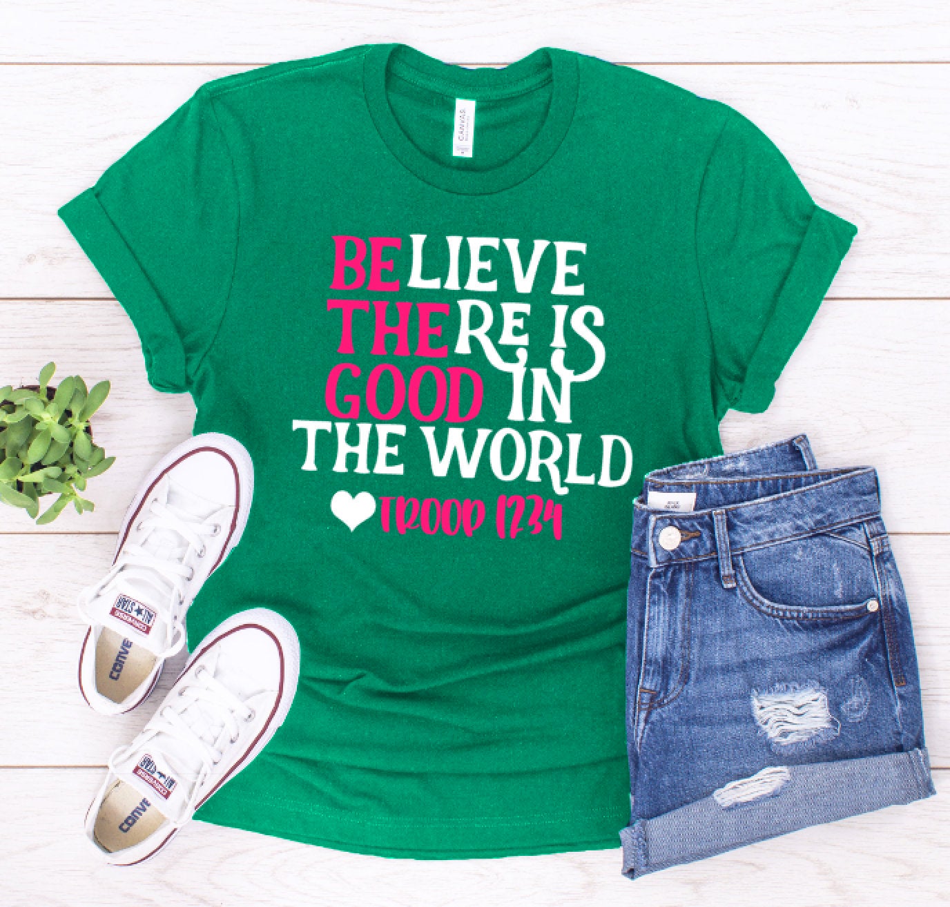 Believe There Is Good In The World Troop Shirt