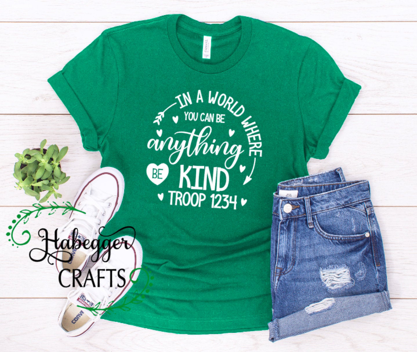 In A World Where You Can Be Anything Be Kind Troop Shirt