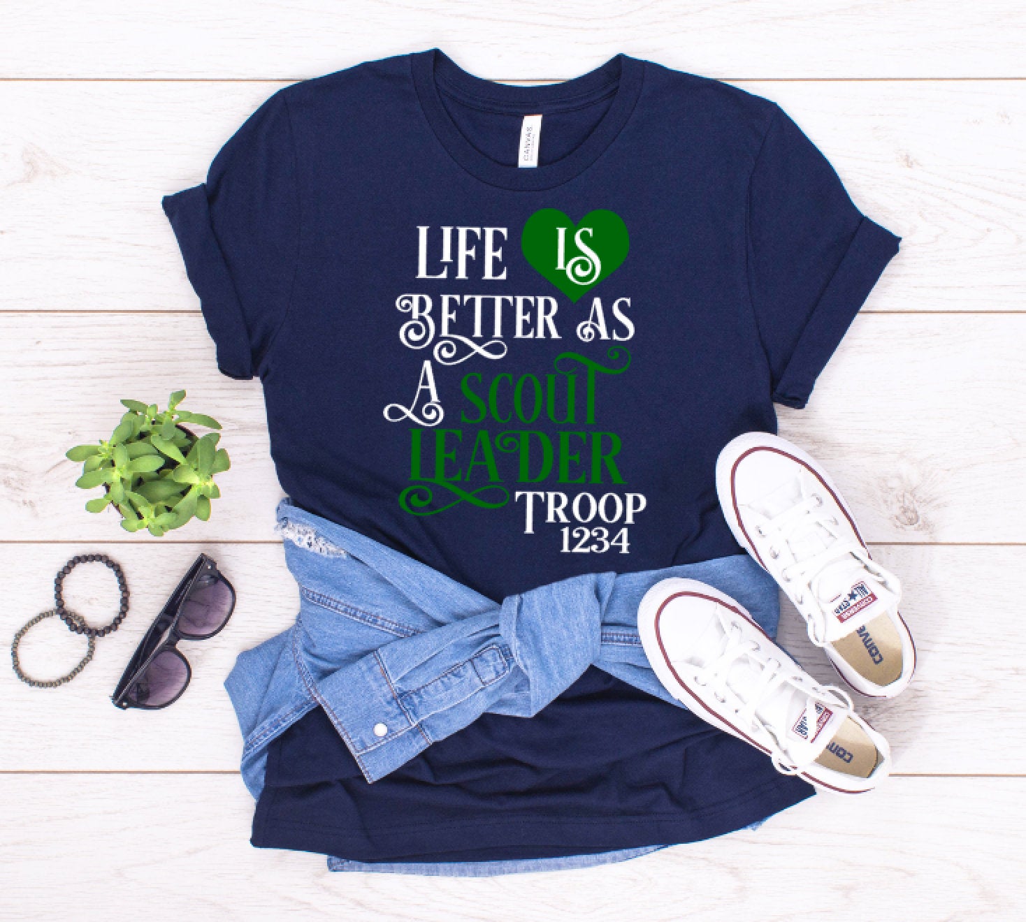 Camp Themed Troop Shirt