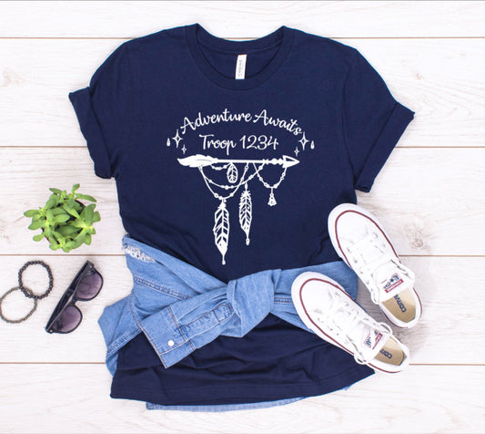 Adventure Awaits Troop Shirt