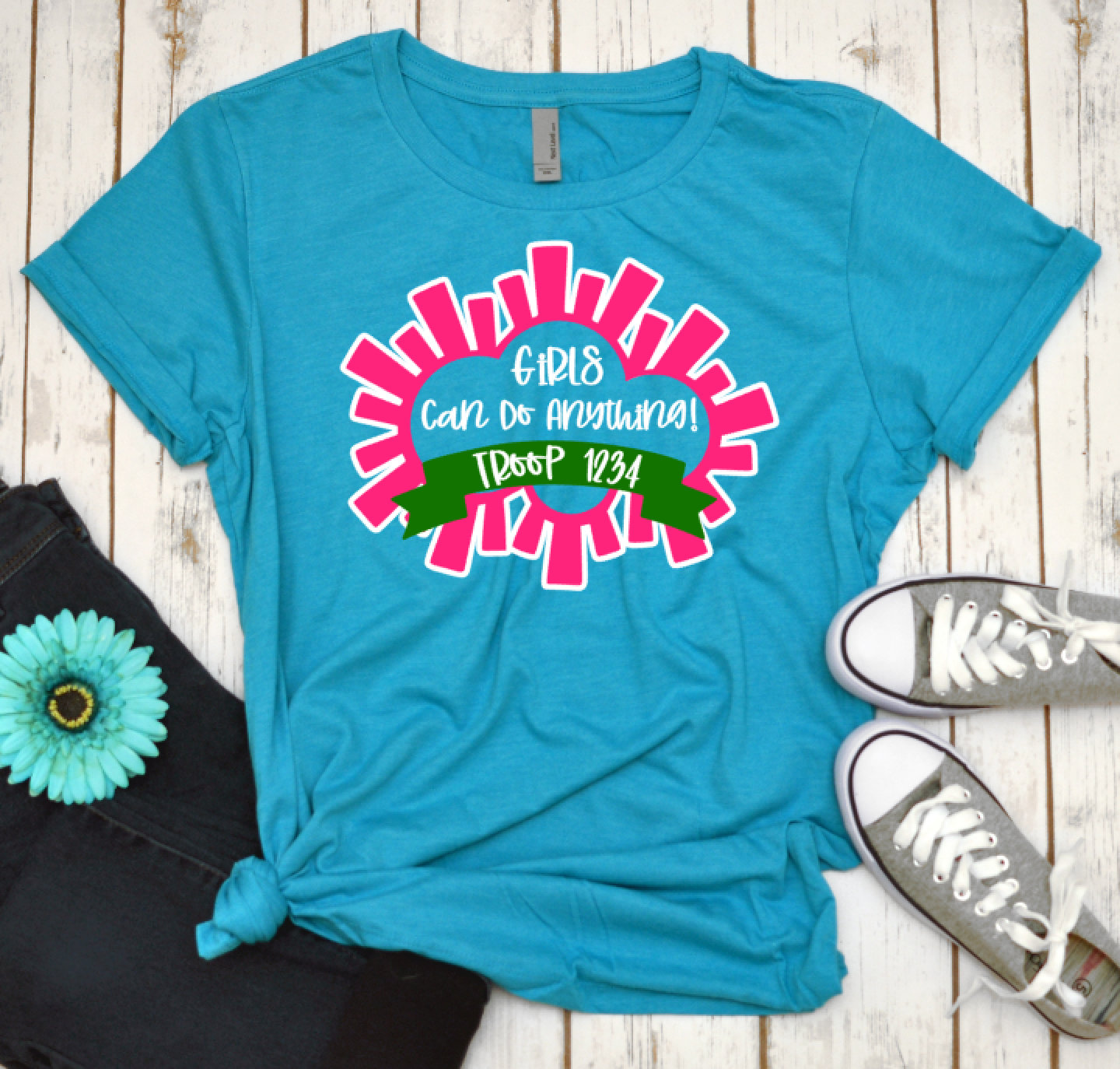 Girls Can Do Anything Troop Shirt