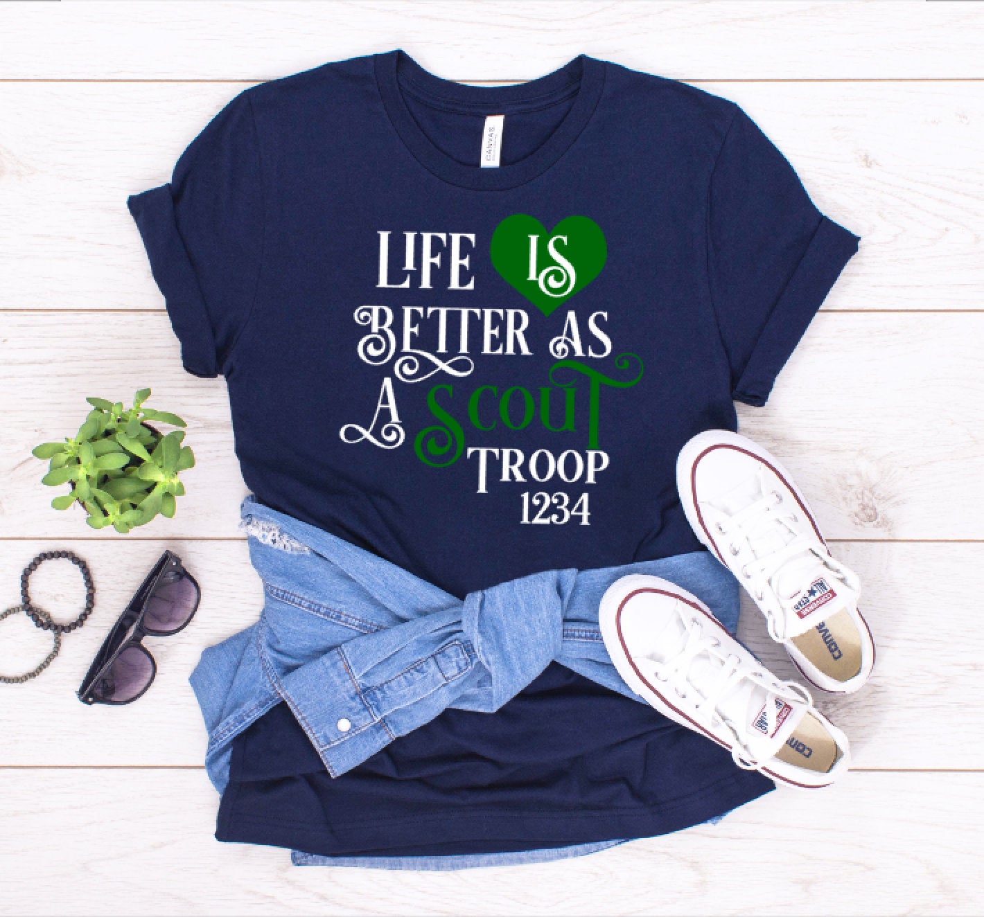 Camp Themed Troop Shirt