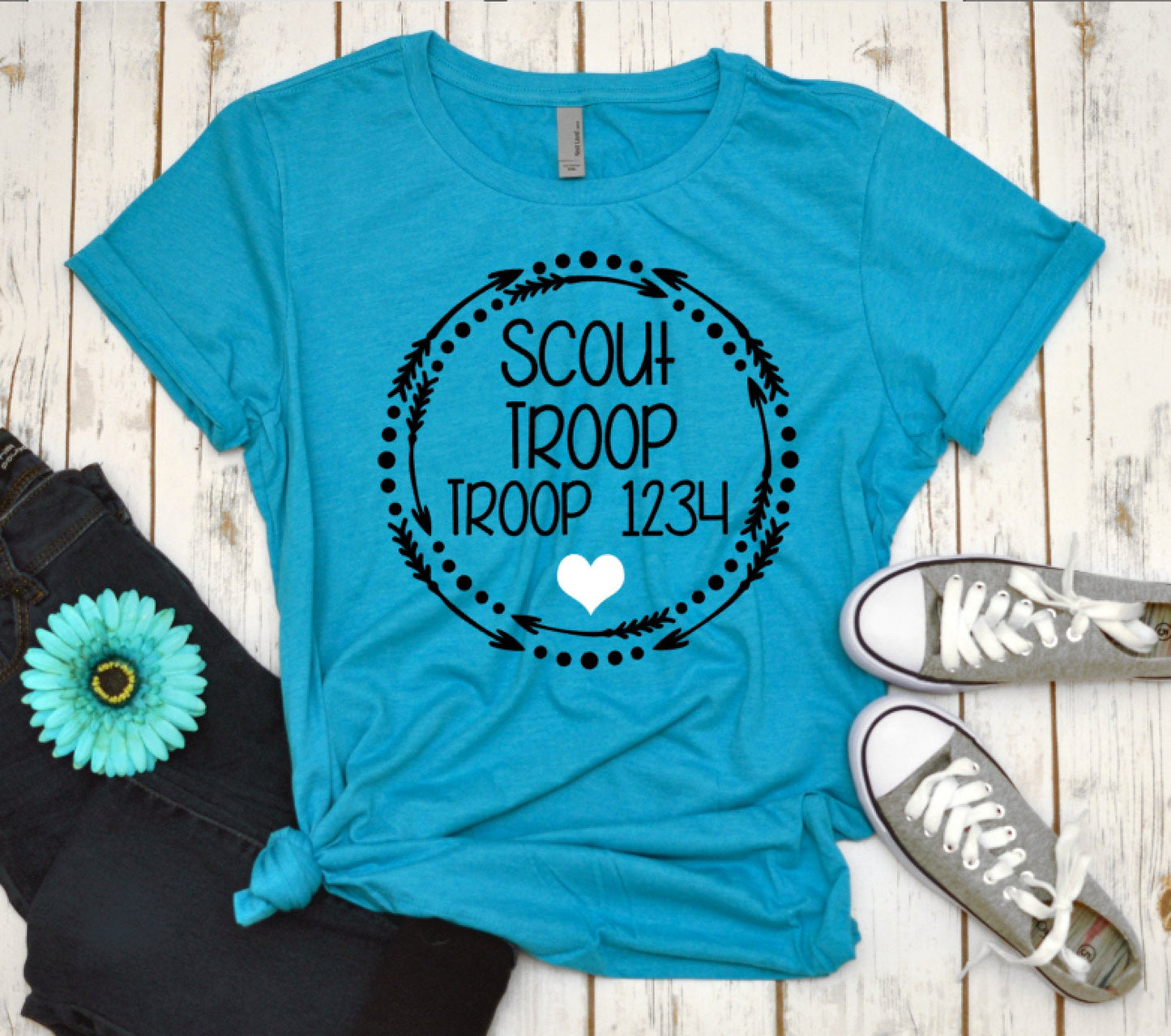 Arrow Circle Scout Troop Shirt