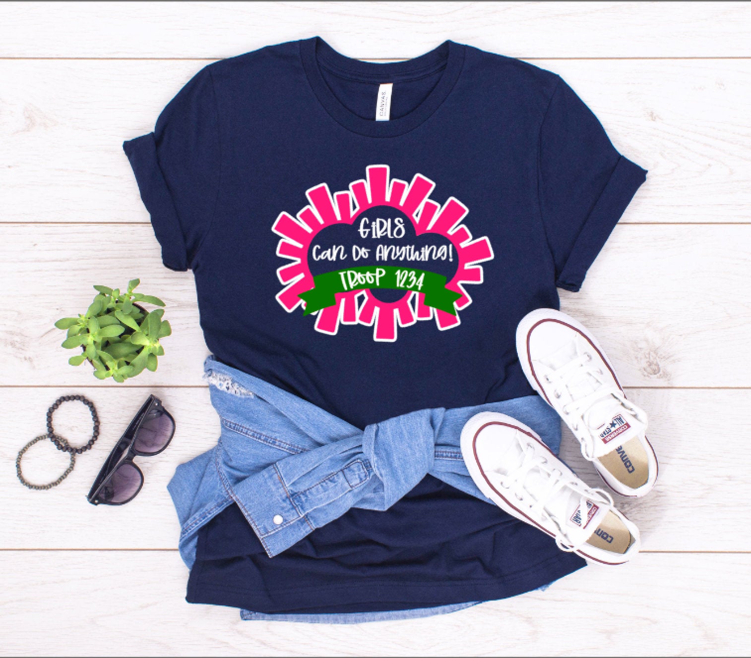 Girls Can Do Anything Troop Shirt