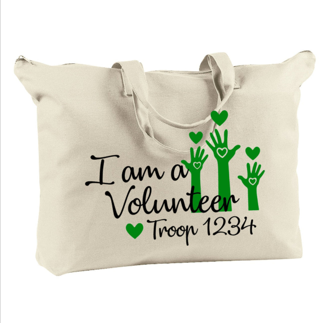 I am a Volunteer Tote Bag