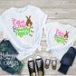 Cotton Tails & Bunny Trails Mom and Me Shirt