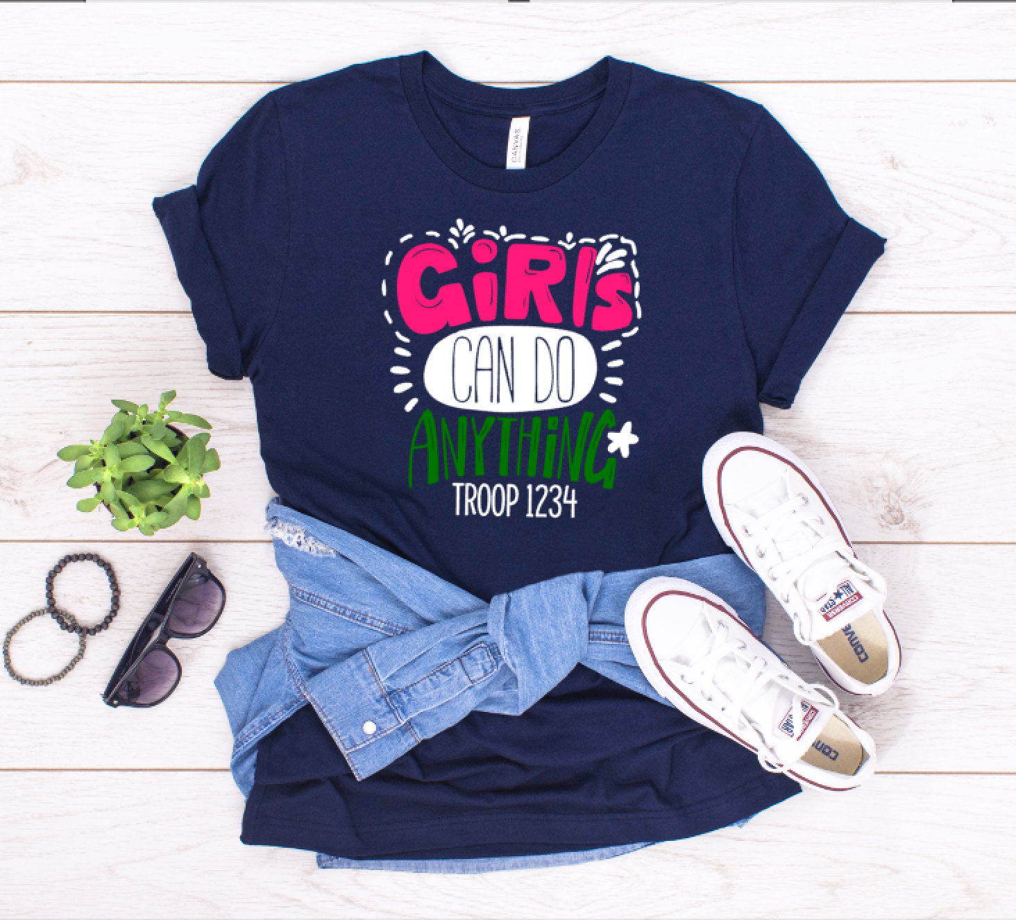 Girls Can Do Anything Troop Shirt