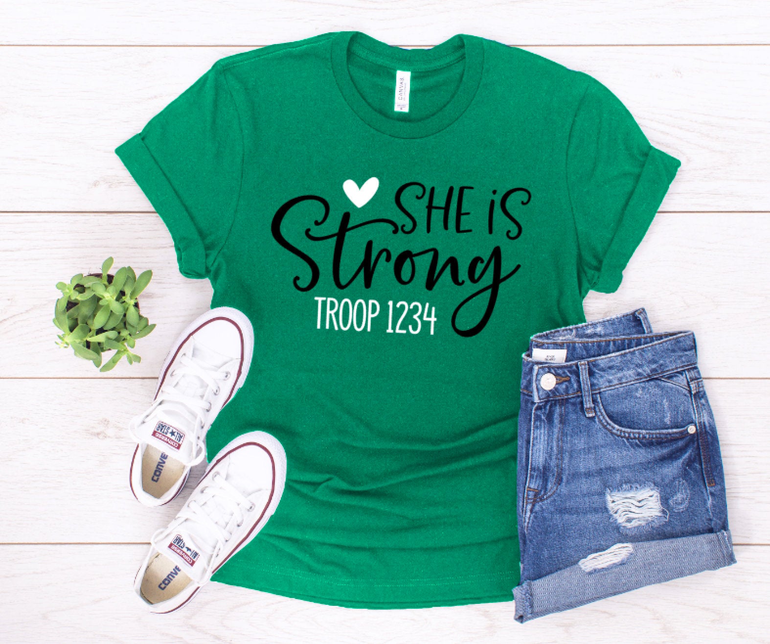 She Is Strong Scout Troop Shirt