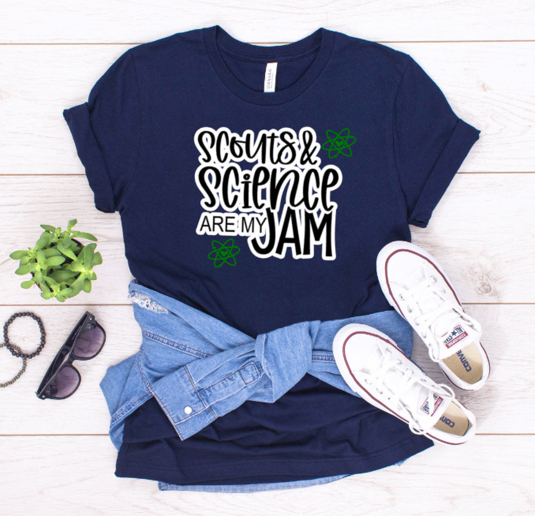 Scouts and Science Are My Jam Troop Shirt