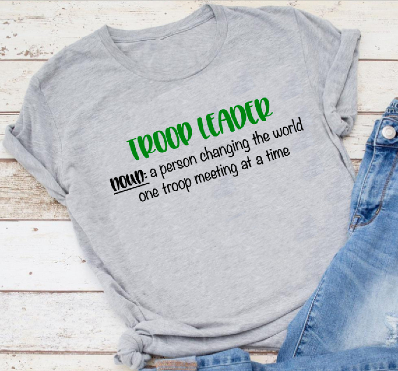 Troop Leader / Scout / Volunteer / Scout Mom Definition Troop Shirt