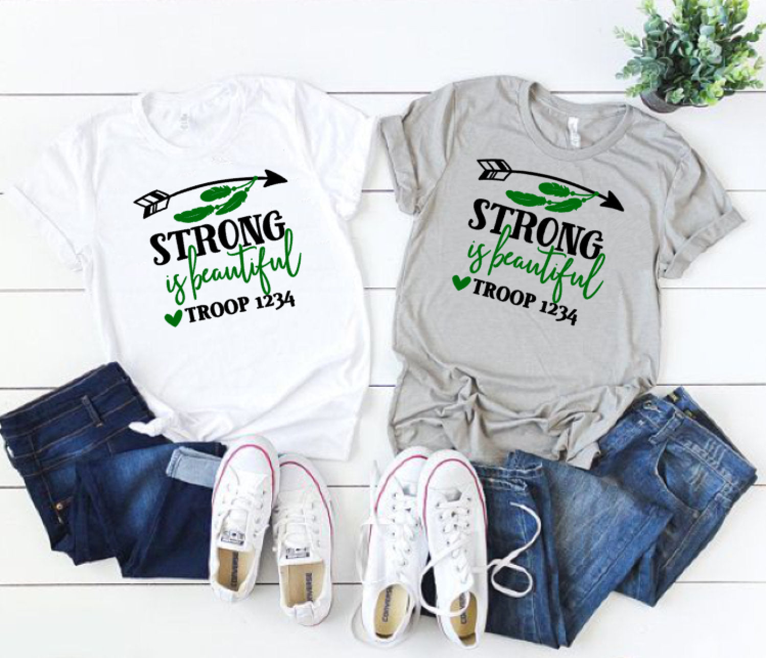 Strong Is Beautiful Scout Troop Shirt