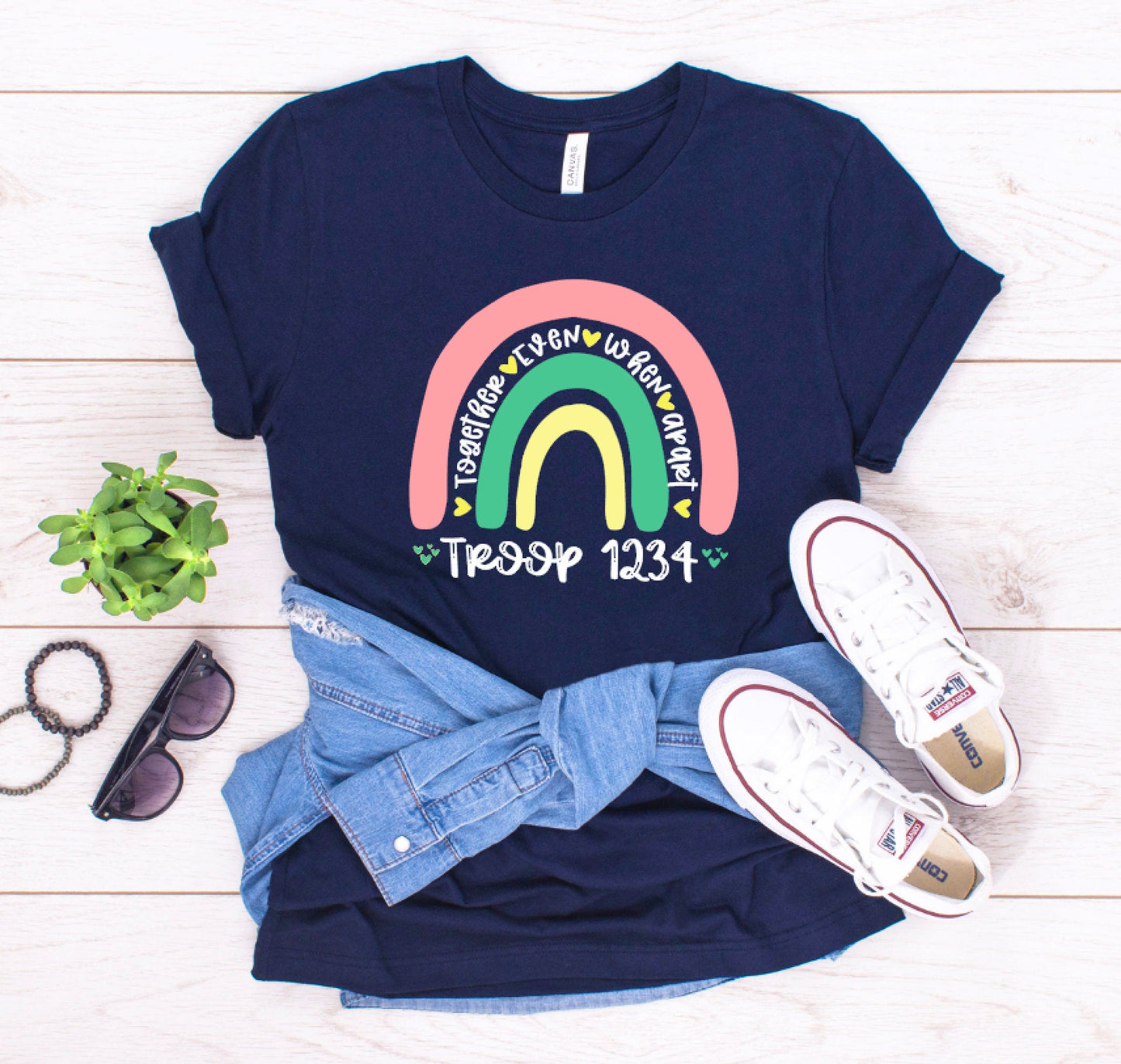 Rainbow Troop Shirt - Together Even When We&#39;re Apart