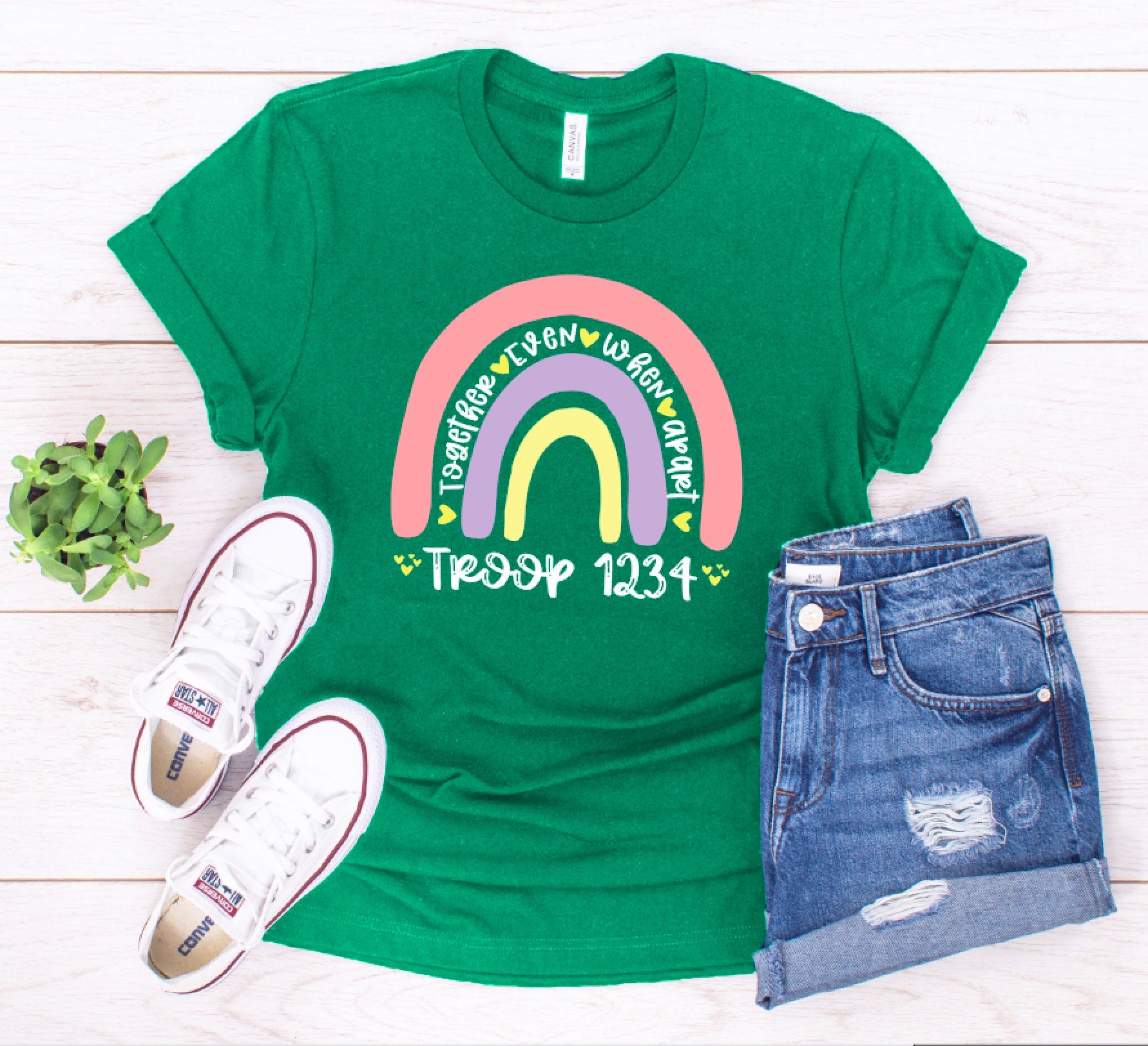 Rainbow Troop Shirt - Together Even When We&#39;re Apart