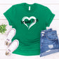 Heart With Troop Number Scout Troop Shirt