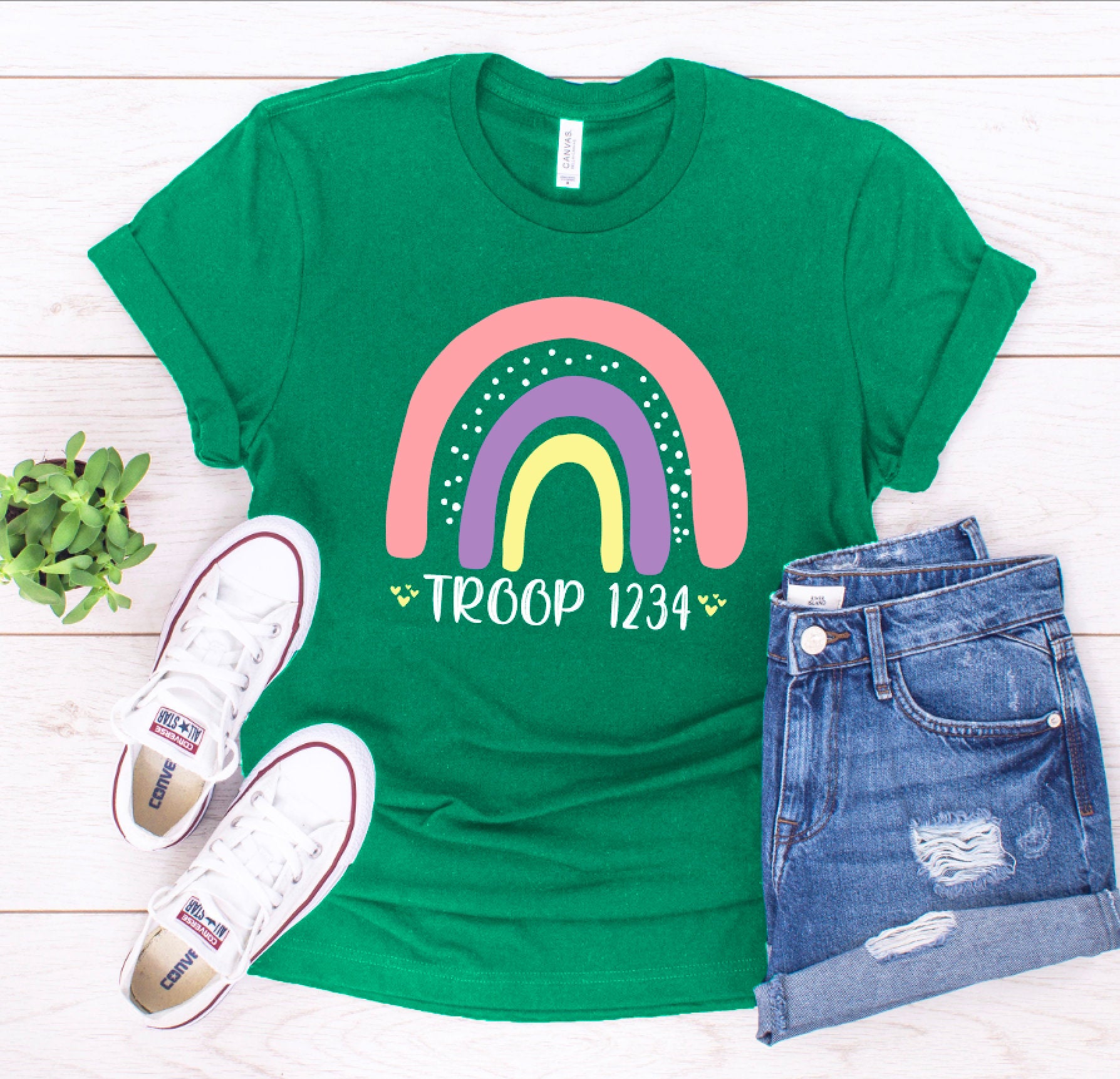 Rainbow Scout Troop Shirt