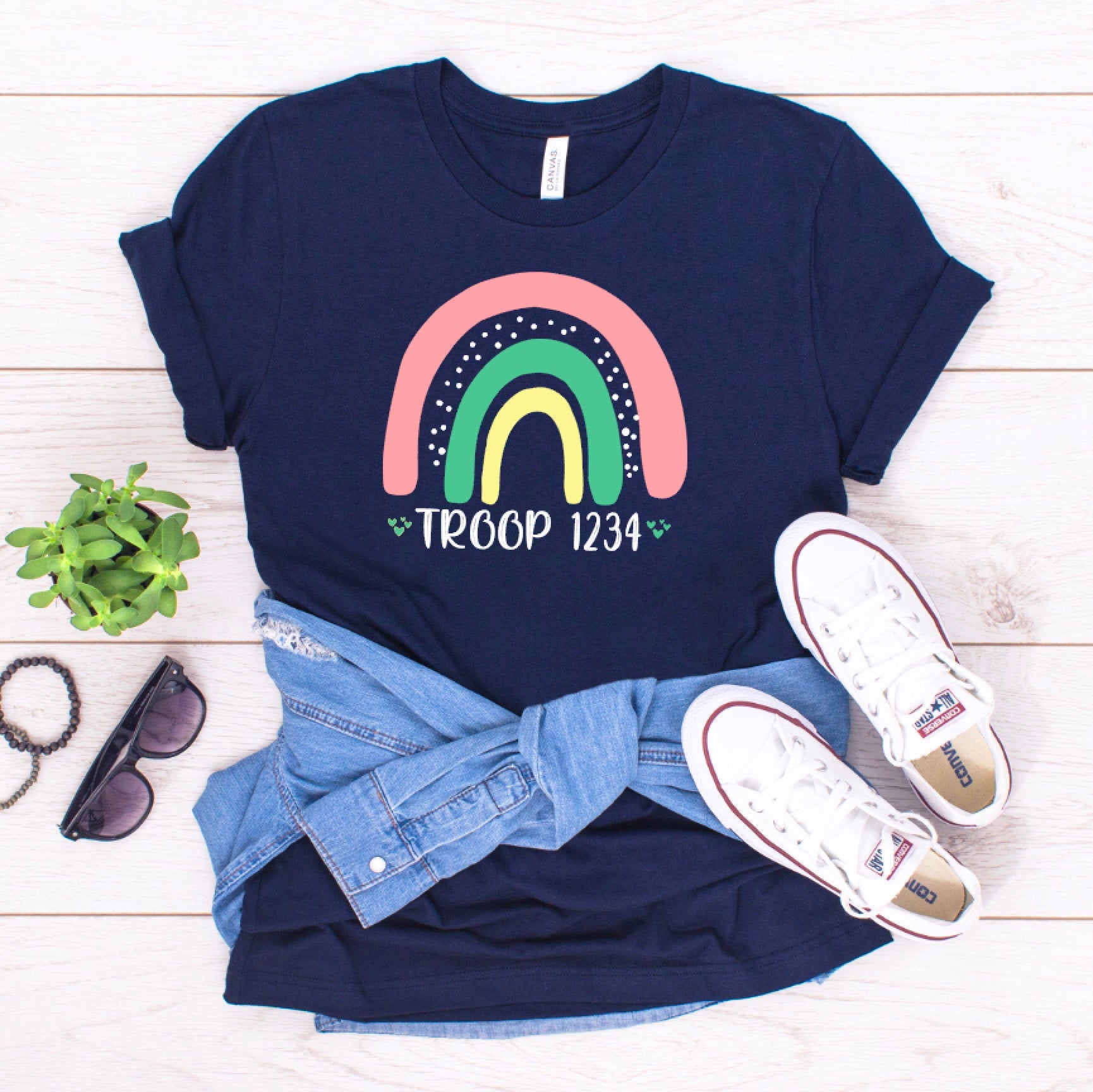 Rainbow Scout Troop Shirt