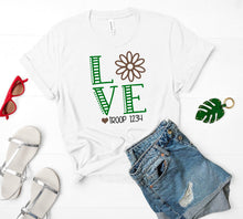 Load image into Gallery viewer, LOVE Scout Troop Shirt (2nd - 3rd grade)
