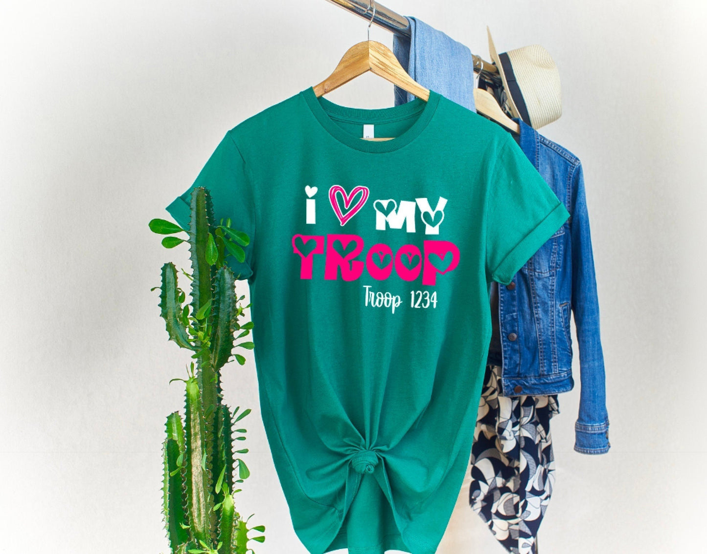 I Love (Heart) My Troop Shirt