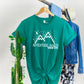 Be Brave Kind And Courageous Adventure Awaits Mountain And Stars Scout Troop Shirt