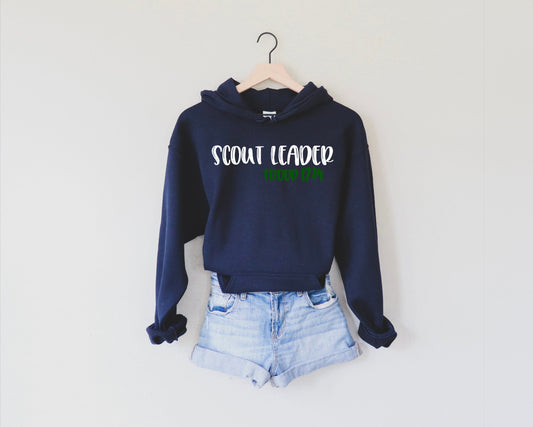 Scout Leader Hoodie Sweatshirt / Scout Leader Hooded Sweatshirt / Leader Sweatshirt / Scout Sweatshirt / Scout Hoodie / Scout Troop Hoodie