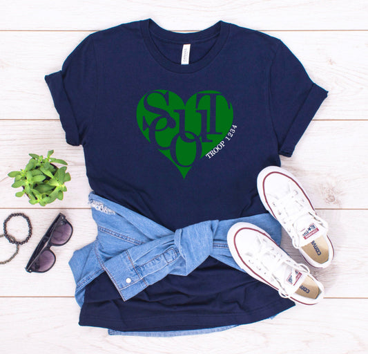 Scout Heart Scout Troop Shirt