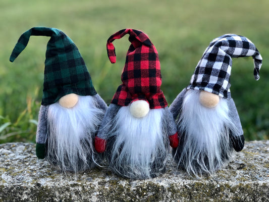 Plaid Christmas Gnomes
