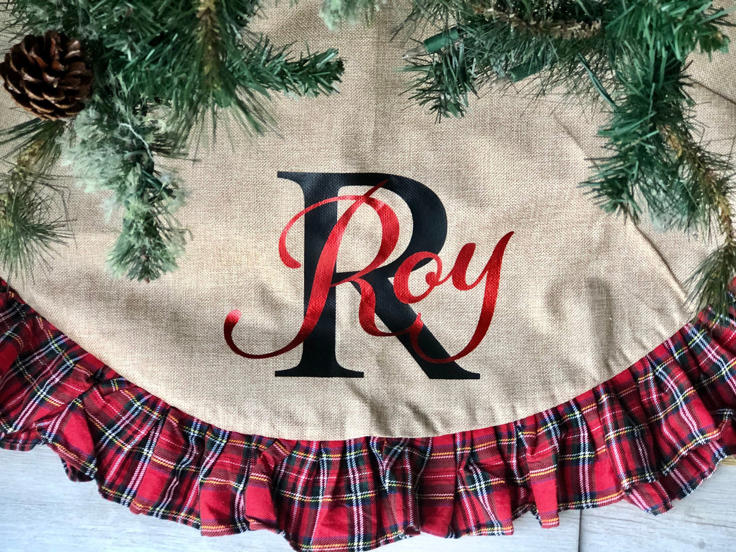 Personalized Christmas Tree Skirt