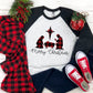 Merry Christmas Nativity Raglan Shirt / Nativity Shirt / Merry Christmas Shirt / Holiday Shirt / Nativity Raglan / Merry Christmas Raglan