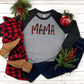Buffalo Plaid Coordinating Family Christmas Raglan Shirts / Buffalo Plaid Family Shirts / Raglan Family Shirts / Family Christmas Shirts