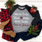 Dance Like Frosty Shine Like Rudolph Give Like Santa Love Like Jesus Raglan Shirt / Christmas Raglan Shirt / Love Like Jesus Raglan