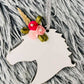 Unicorn ornament / personalized unicorn ornament / unicorn / gift for daughter / christmas ornament / christmas unicorn ornament