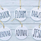 Names of God ornaments