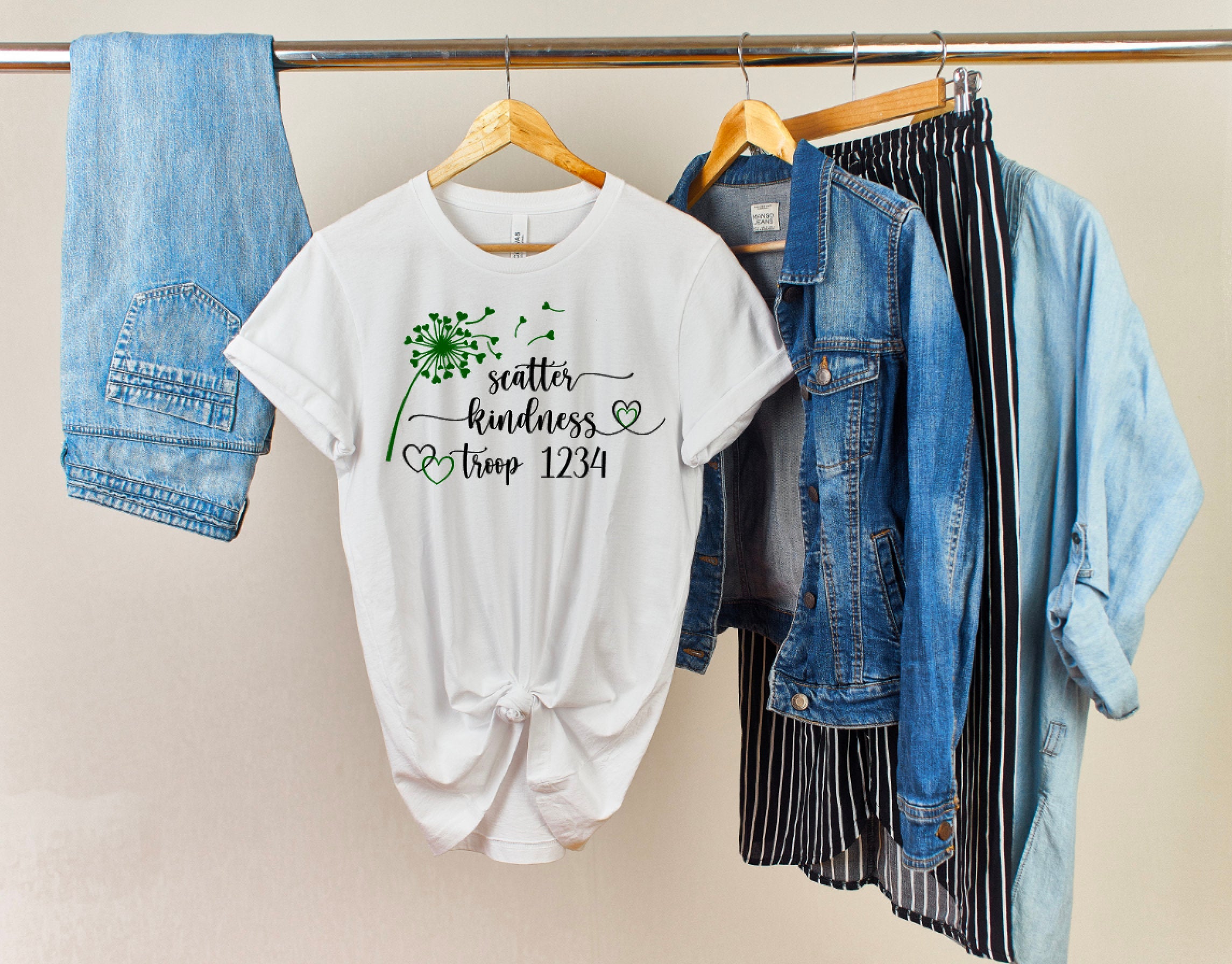 Scatter Kindness Troop Shirt / Scout Troop Shirt / Scatter Kindness Sh ...