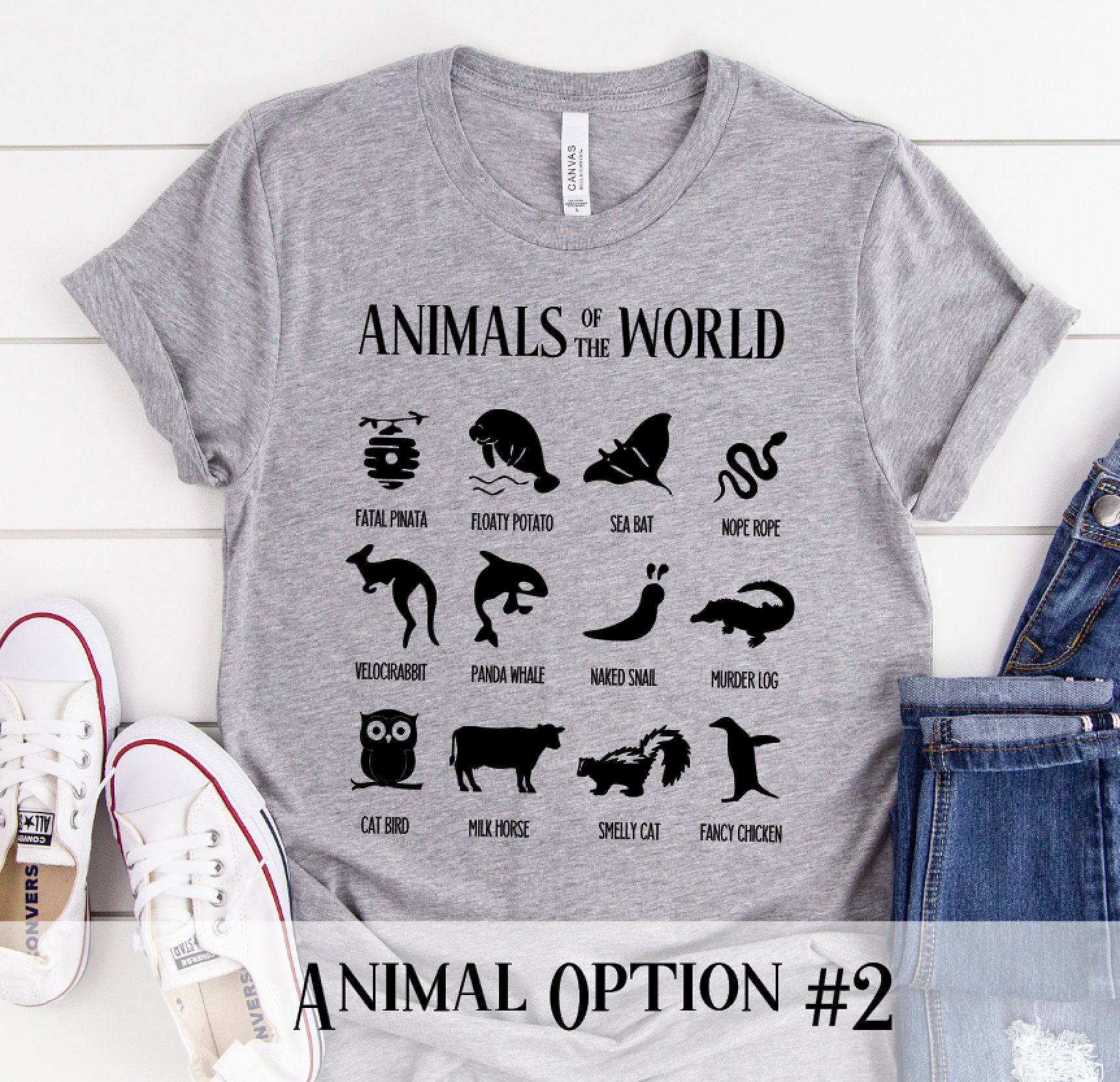 Animals Of The World Shirt Funny Animal Names Shirt Joke Shirt W Girls Love Scouting