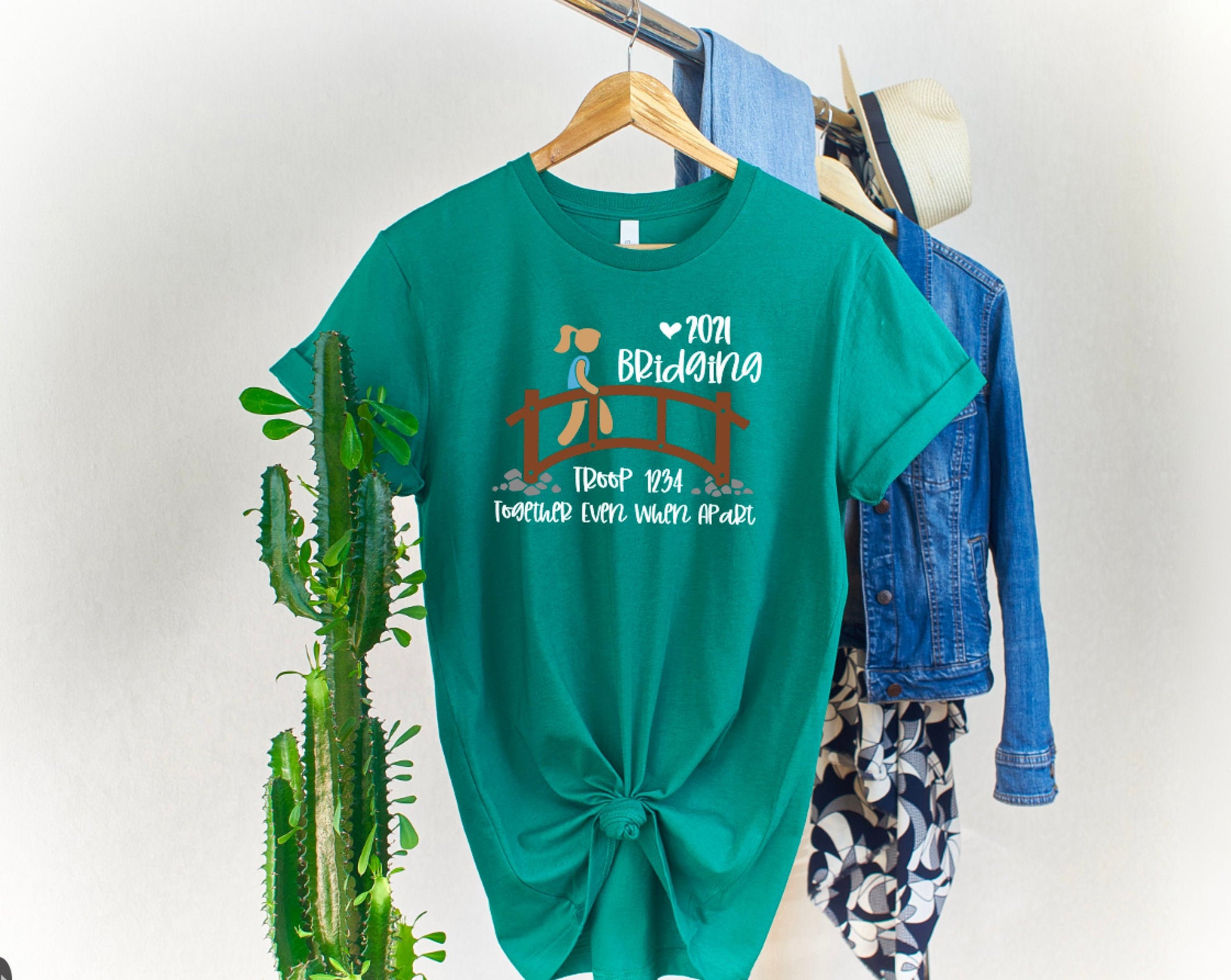 Scout Bridging Troop Shirt (2021) / Scout Bridging / Bridging Shirt / Bridging Gift / 2021 Bridging