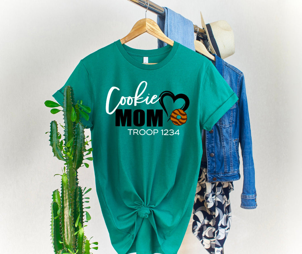 Scout Cookie Mom Troop Shirt / Scout Mom Shirt / Scout Cookie Shirt / Cookie Season Shirt