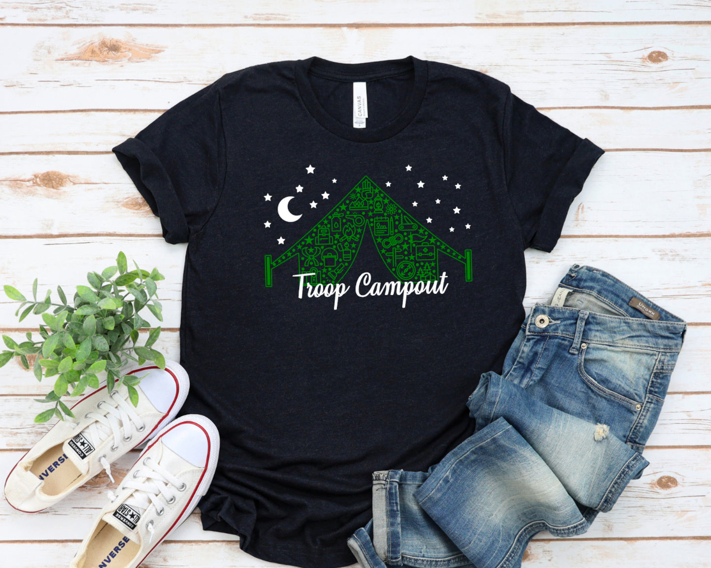 Troop Camping Shirt / Scout Troop Campout Shirt / Scout Troop Camping / Troop Camping / Scout Camping / Camping Shirt