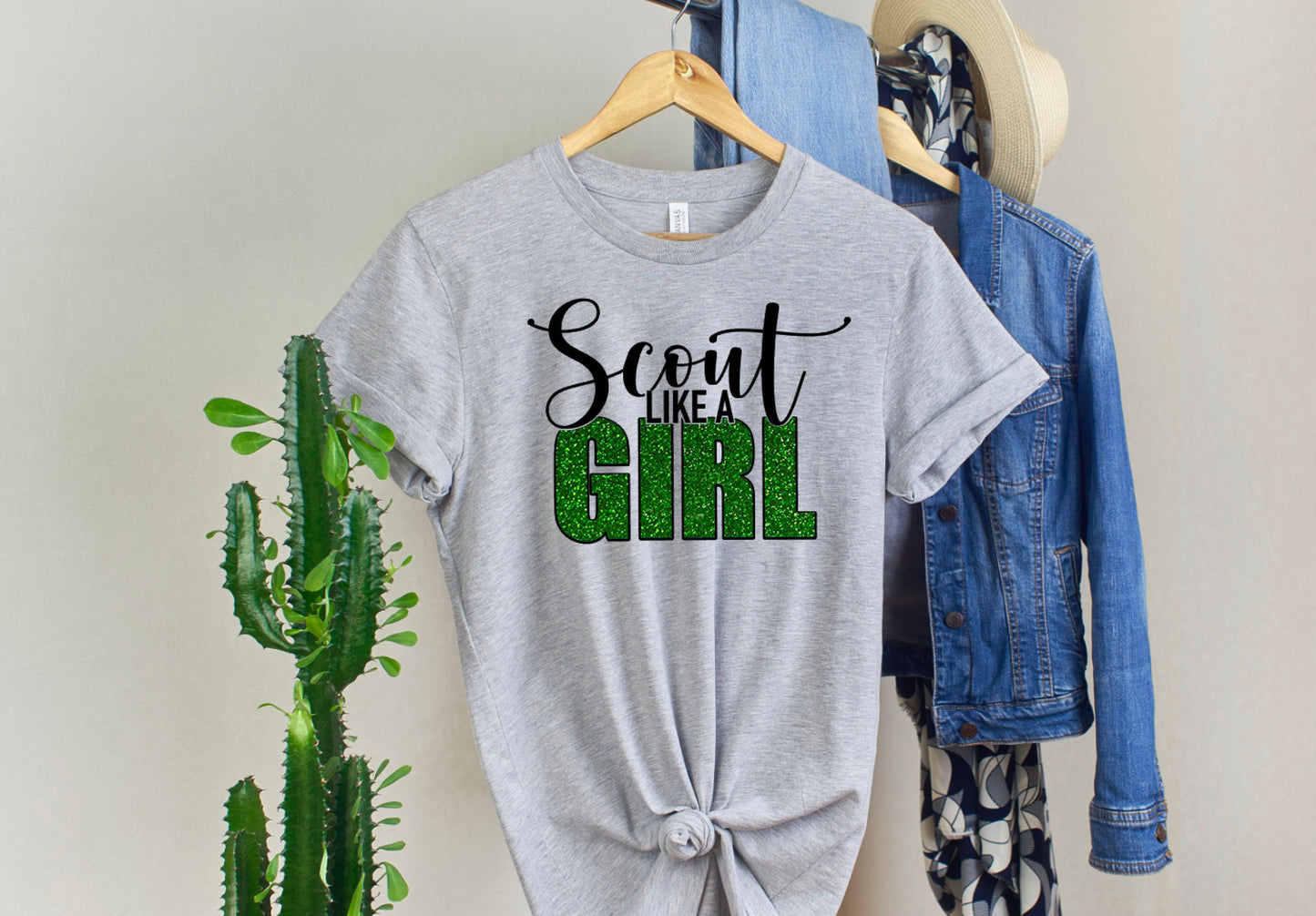 Scout Like A Girl Troop Shirt (K-1) / Scout Troop Shirt / Scout Like A Girl / Troop Shirt / Scout Shirt