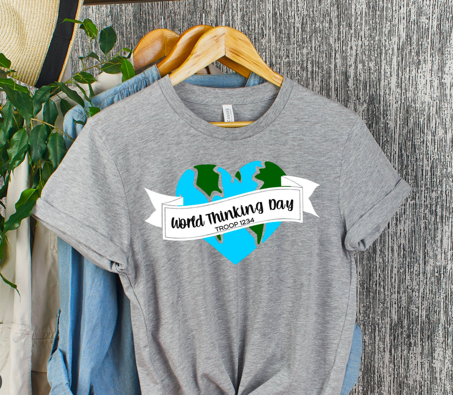 World Thinking Day 2021 / World Thinking Day Troop Shirt / World Thinking Day Scout Troop Shirt / World Thinking Day Scout Shirt