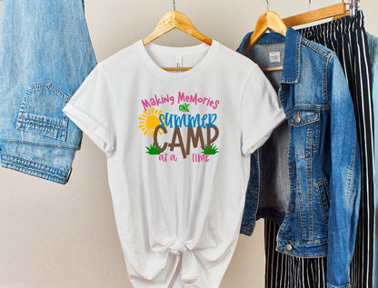 Making Memories One Summer Camp At A Time Shirt / Scout Troop Camping Shirt / Scout Troop Campout Shirt / Scout Troop Camping