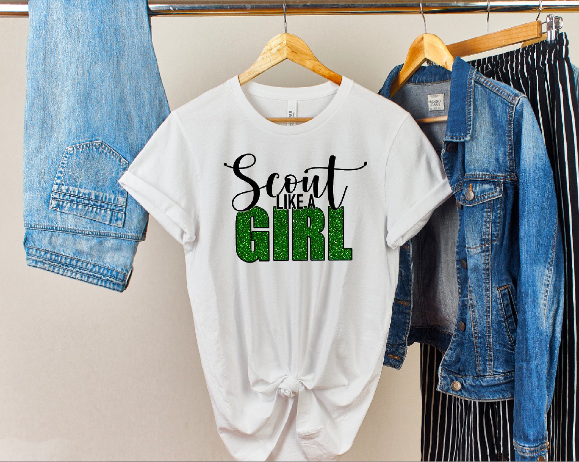 Scout Like A Girl Troop Shirt (K-1) / Scout Troop Shirt / Scout Like A Girl / Troop Shirt / Scout Shirt