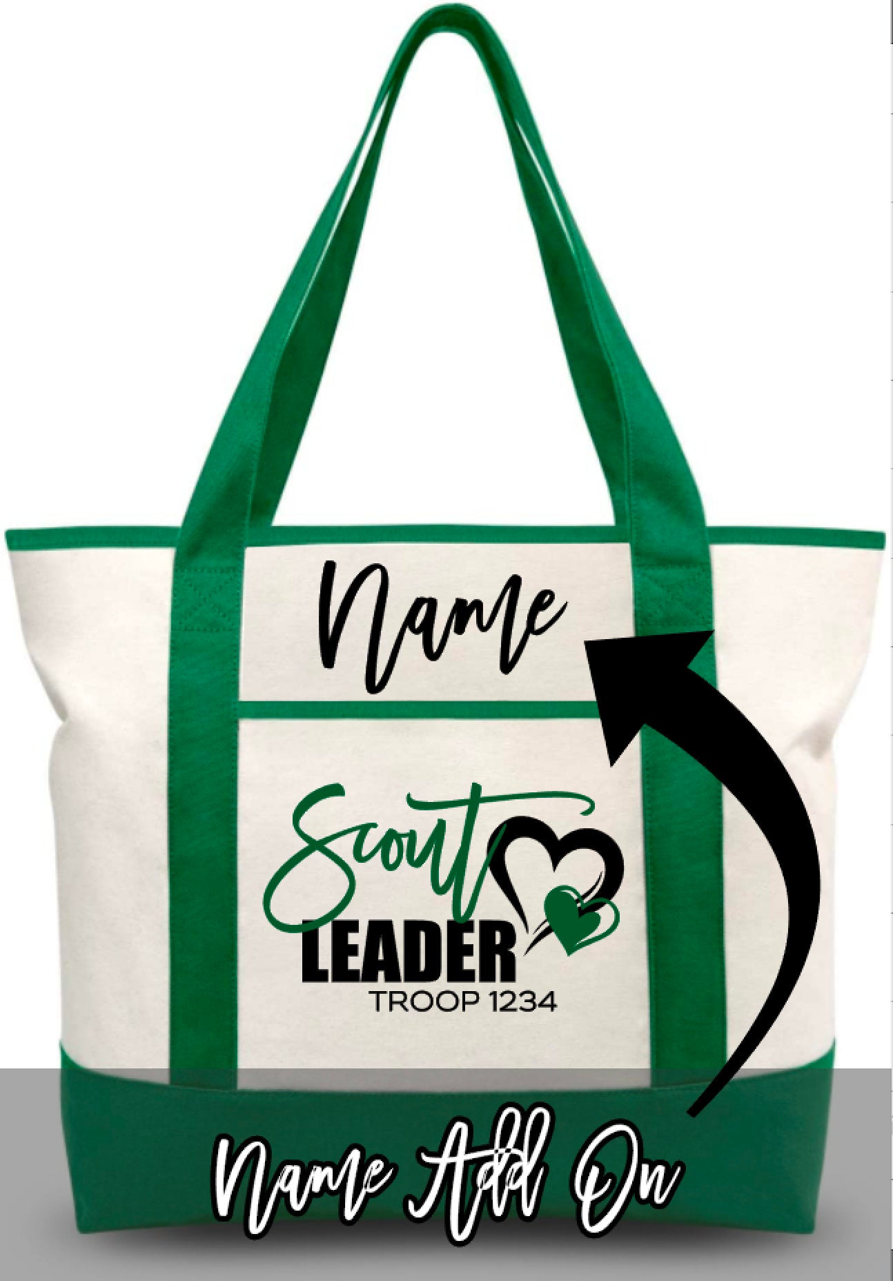 Scout Leader Tote Bag With Leader Design