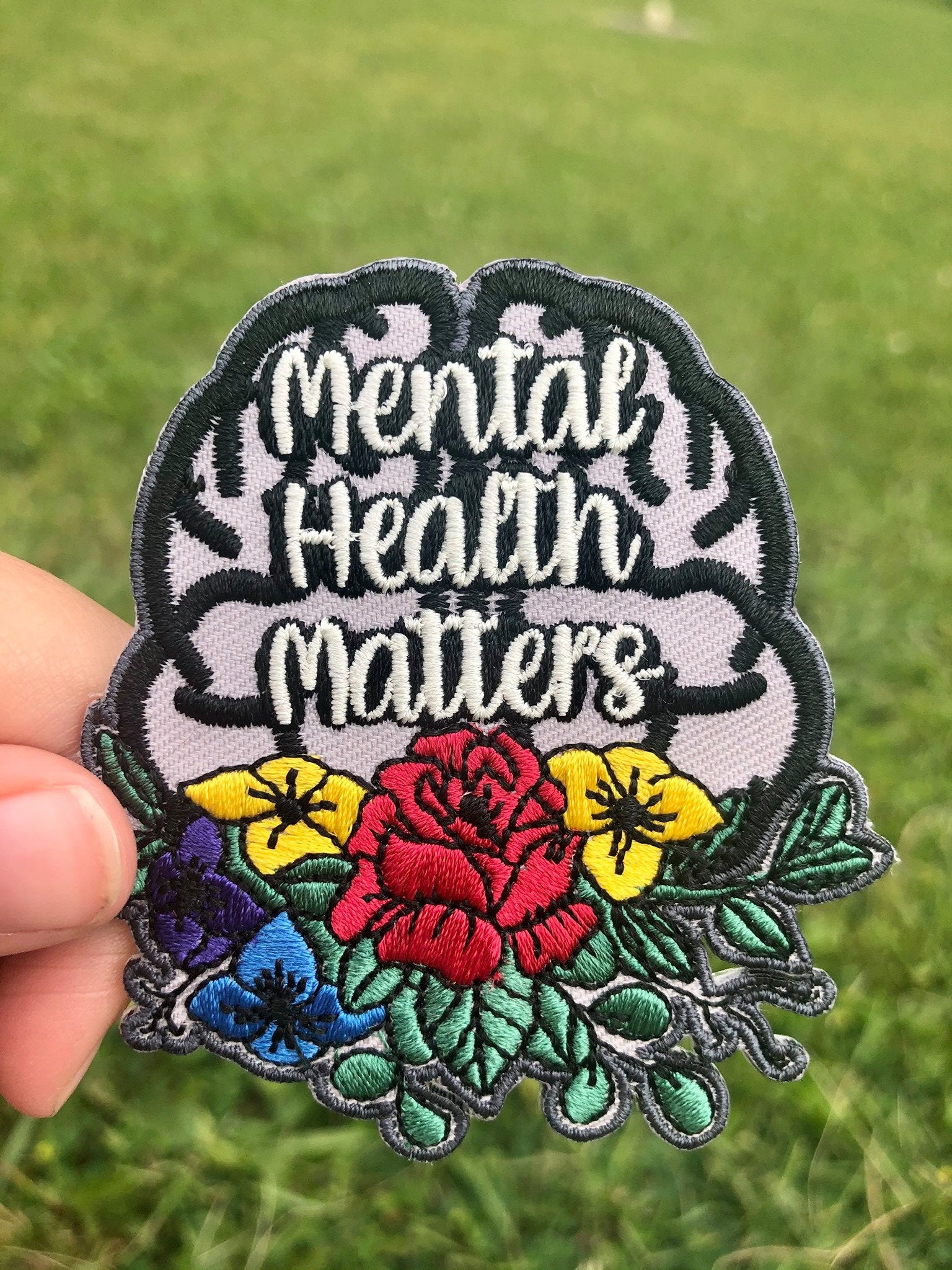 Wellness Fun Patch Mental Health Matters Fun Patch / Mental Health Patch / Mental Health ...