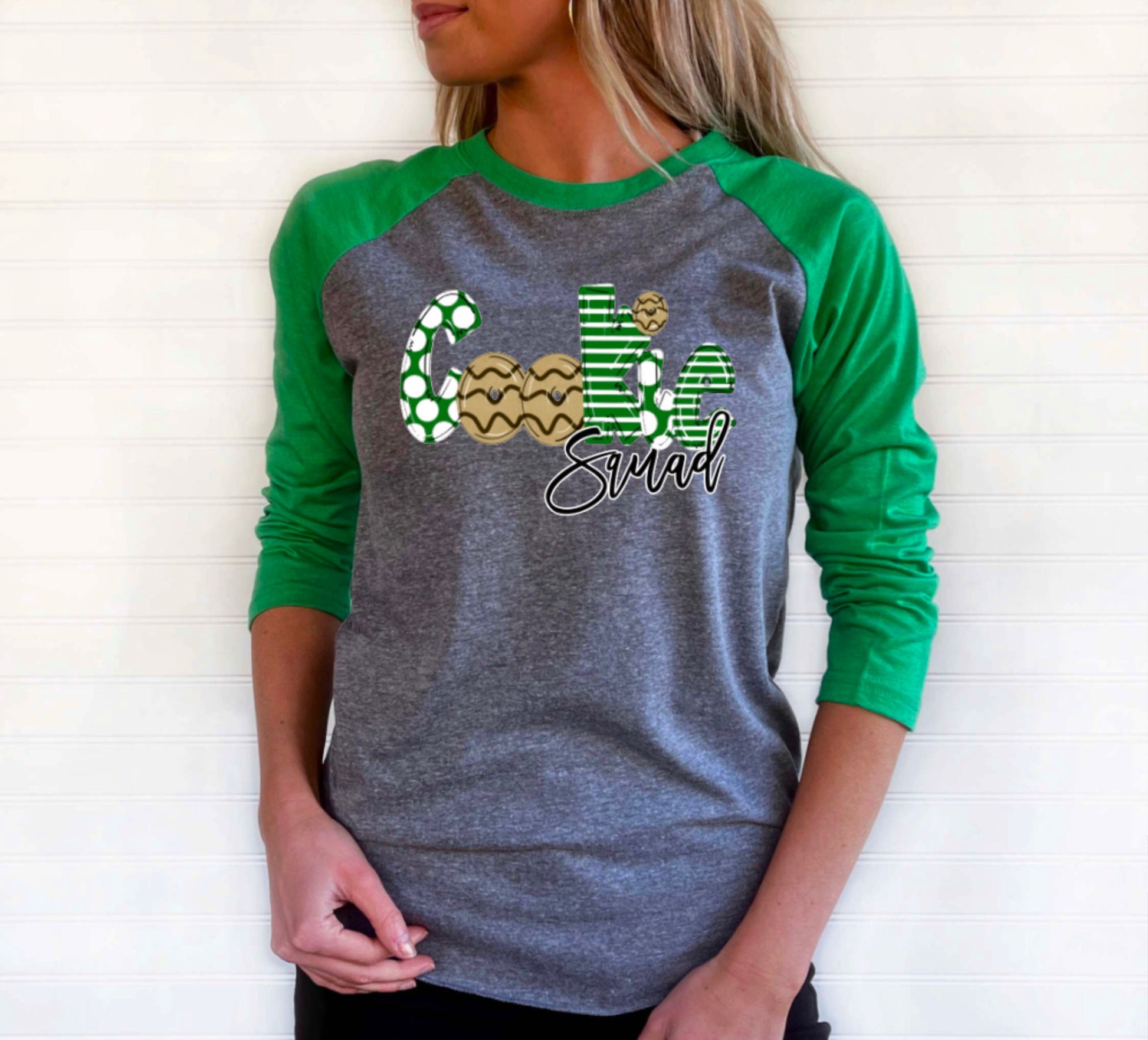 Cookie Squad Raglan / Cookie Season Raglan / Cookie Coordinator / Cookie Mom / Cookie Season Shirt