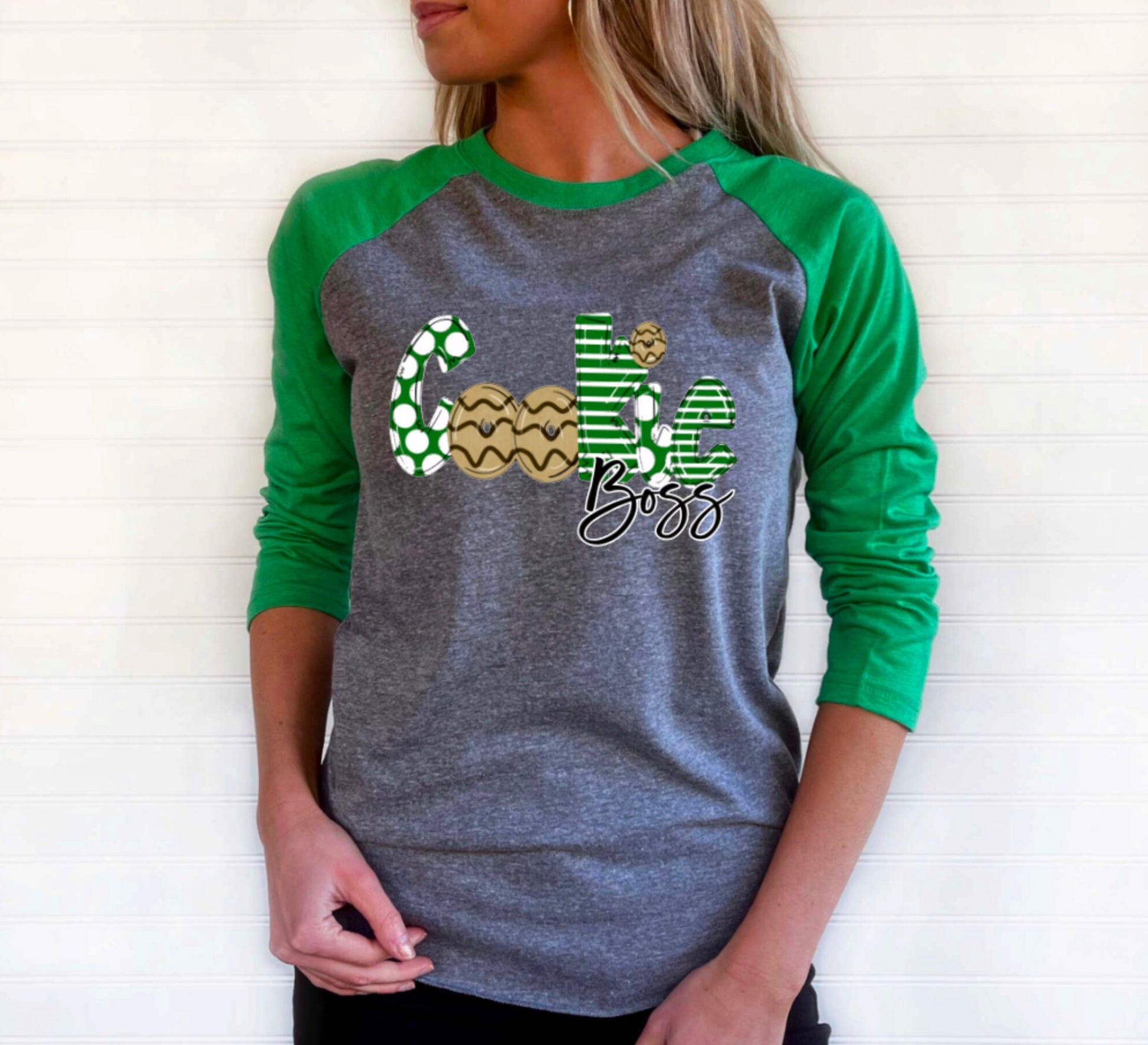 Cookie Boss Raglan / Cookie Season Raglan / Cookie Coordinator / Cookie Mom / Cookie Season Shirt